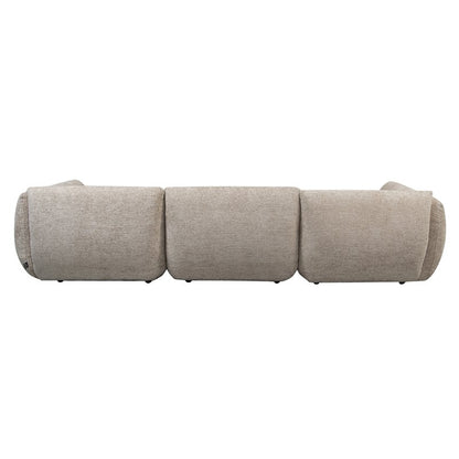 Sofa Amsterdam 4-Sitzer + Ottomane Latte