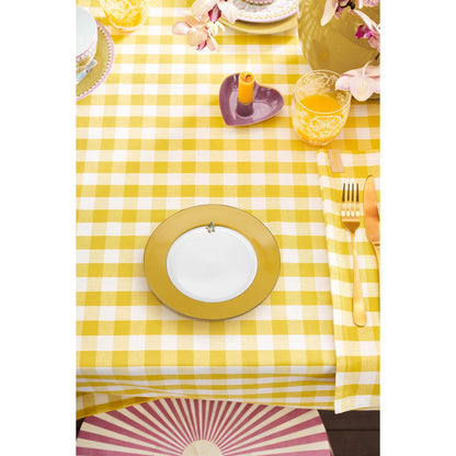 Plate Lily&Lotus Uni Yellow 21cm