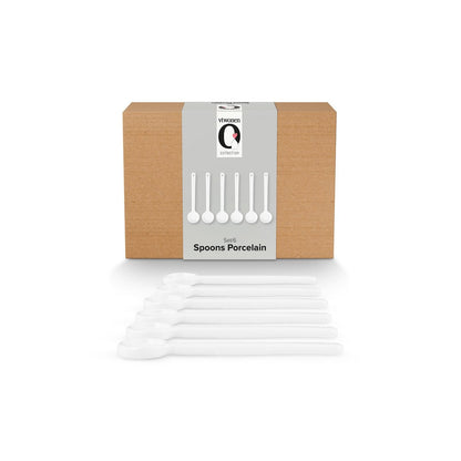 6er Löffelset White Small