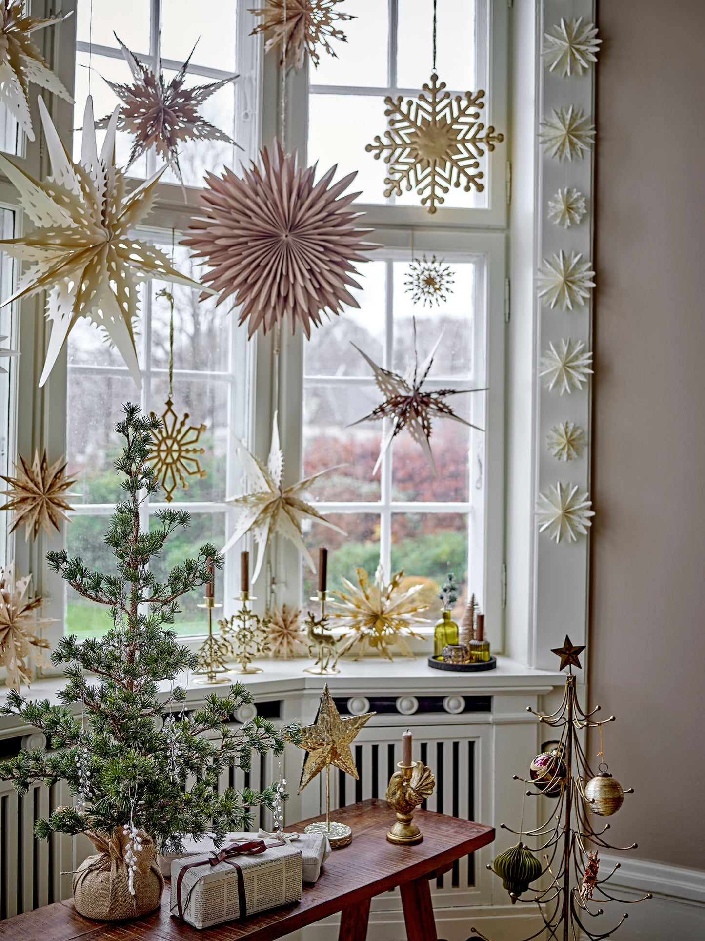 Bloomingville Wen Deko, Gold, Metall