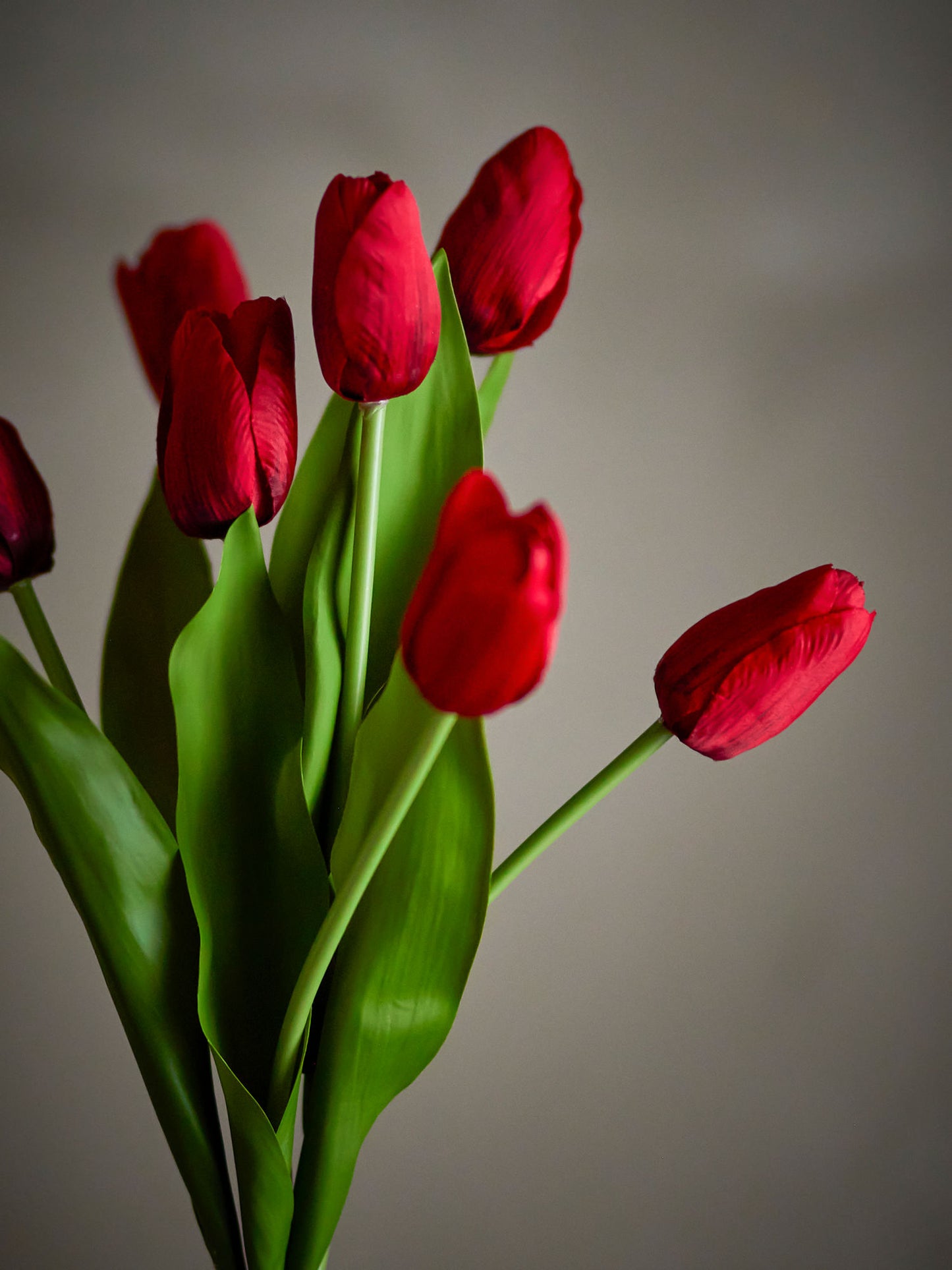 Bloomingville Tulip Blumenstrauß, Rot, Künstliche Blumen