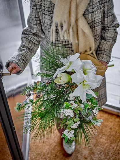 Bloomingville Kristin Blumenstrauß, Weiß, Künstliche Blumen