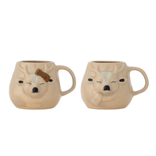 Bloomingville Rudolph Tasse, Natur, Steingut