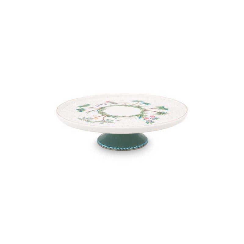 Mini Kuchenservierplatte Jolie Dots Gold 21cm
