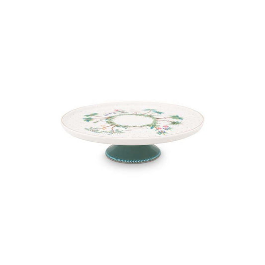 Mini Kuchenservierplatte Jolie Dots Gold 21cm