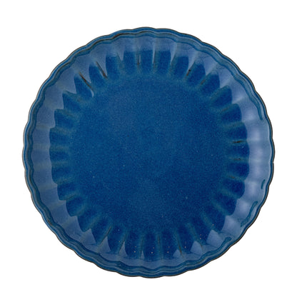 Bloomingville Latina Teller, Blau, Steingut