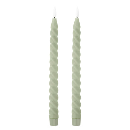 Bloomingville Ponza LED Candle, Grün, Paraffine