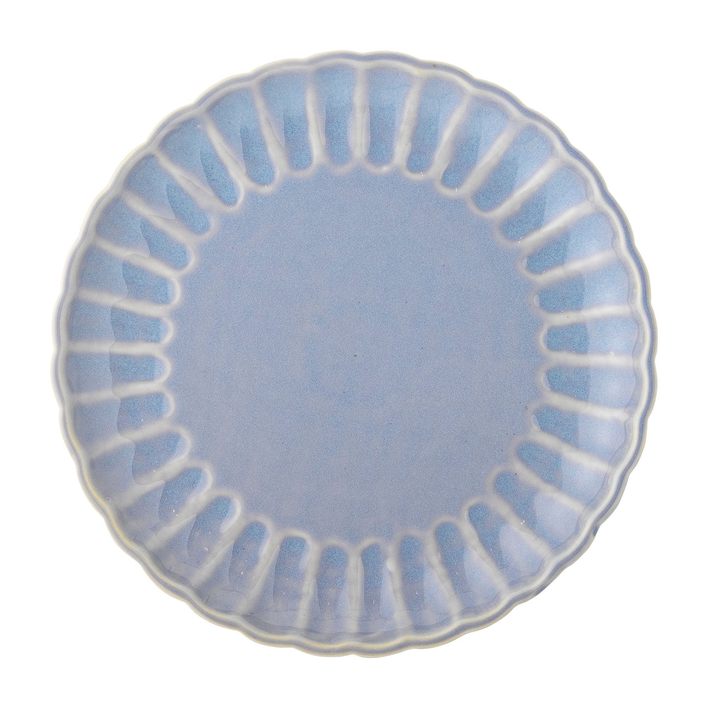 Bloomingville Latina Teller, Blau, Steingut