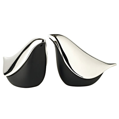 Salz- & Pfefferstreuer Dove, edel versilbert, anlaufgeschützt, Höhe 6 cm