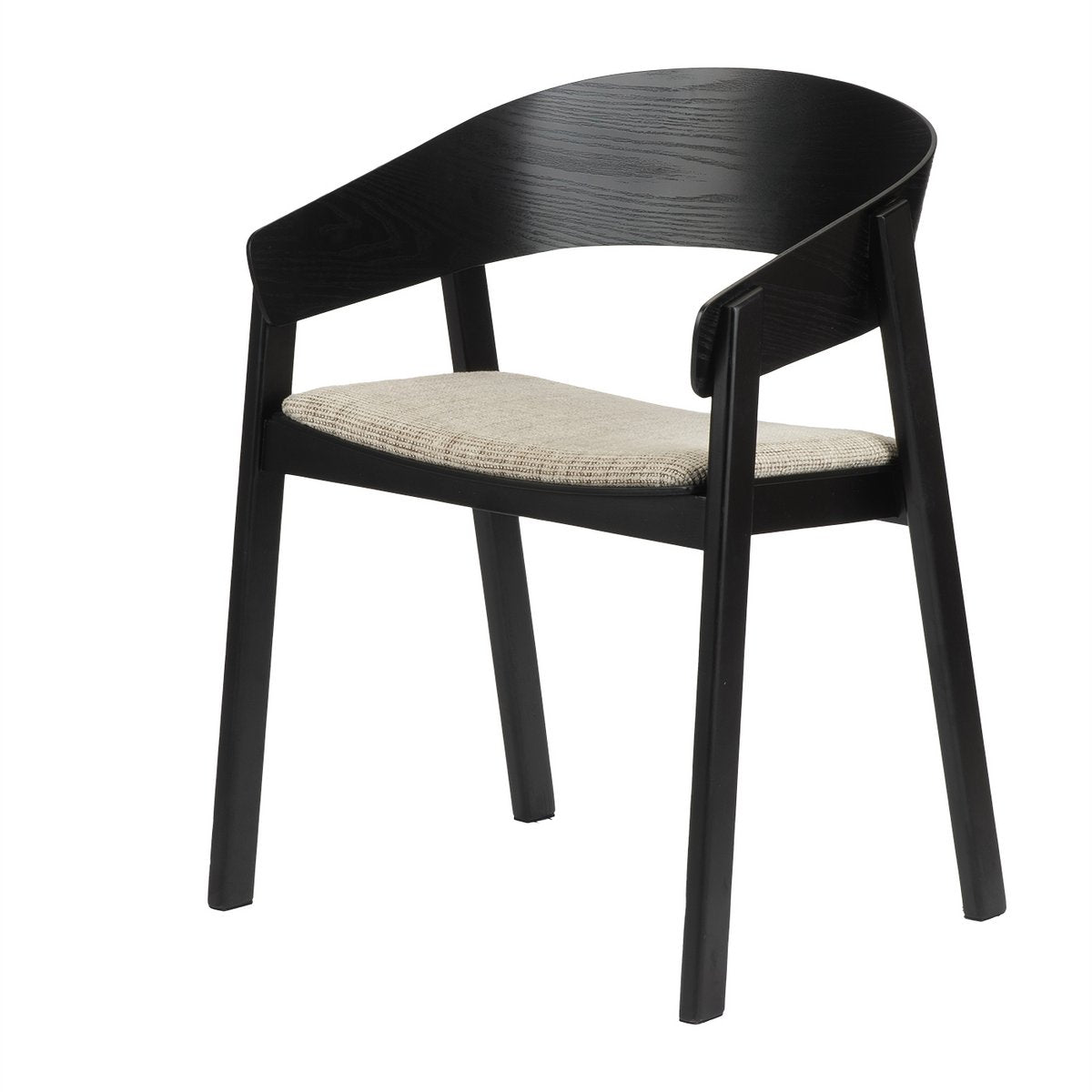 EDO Holzsessel (2er Set) schwarz