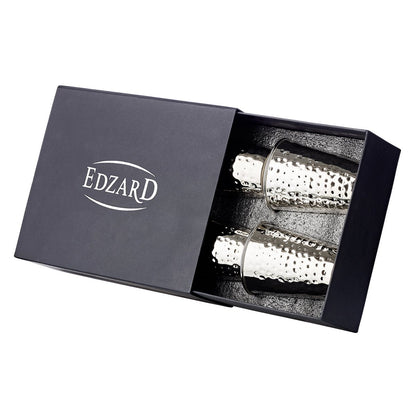 Becher Mido 4er Set, H 10 cm, edel versilbert, anlaufgeschützt