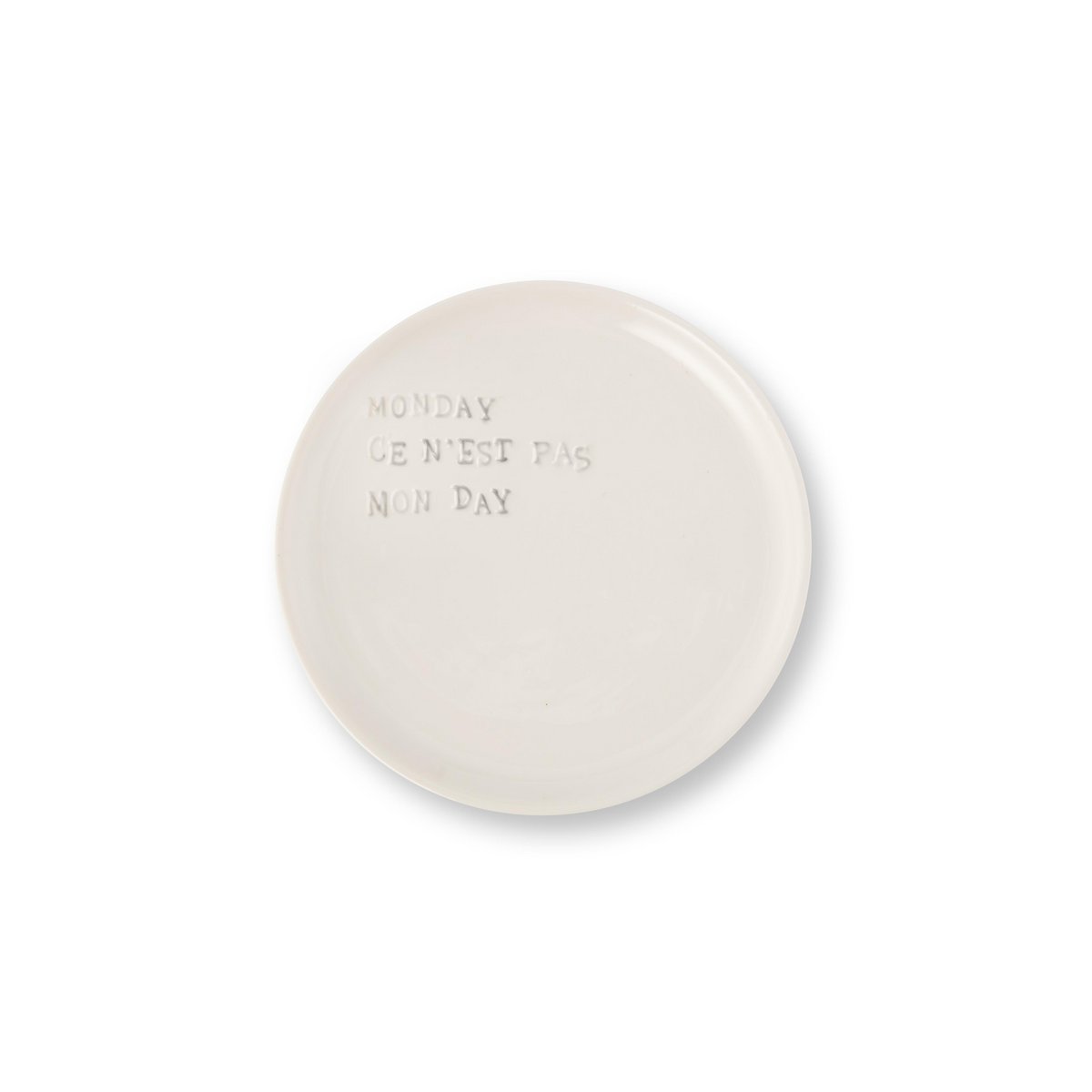 Wall Plate Ceramic Monday 15cm
