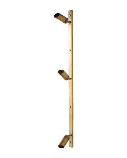 Nordal BRAGI Wandlampe, 3 spots - brass