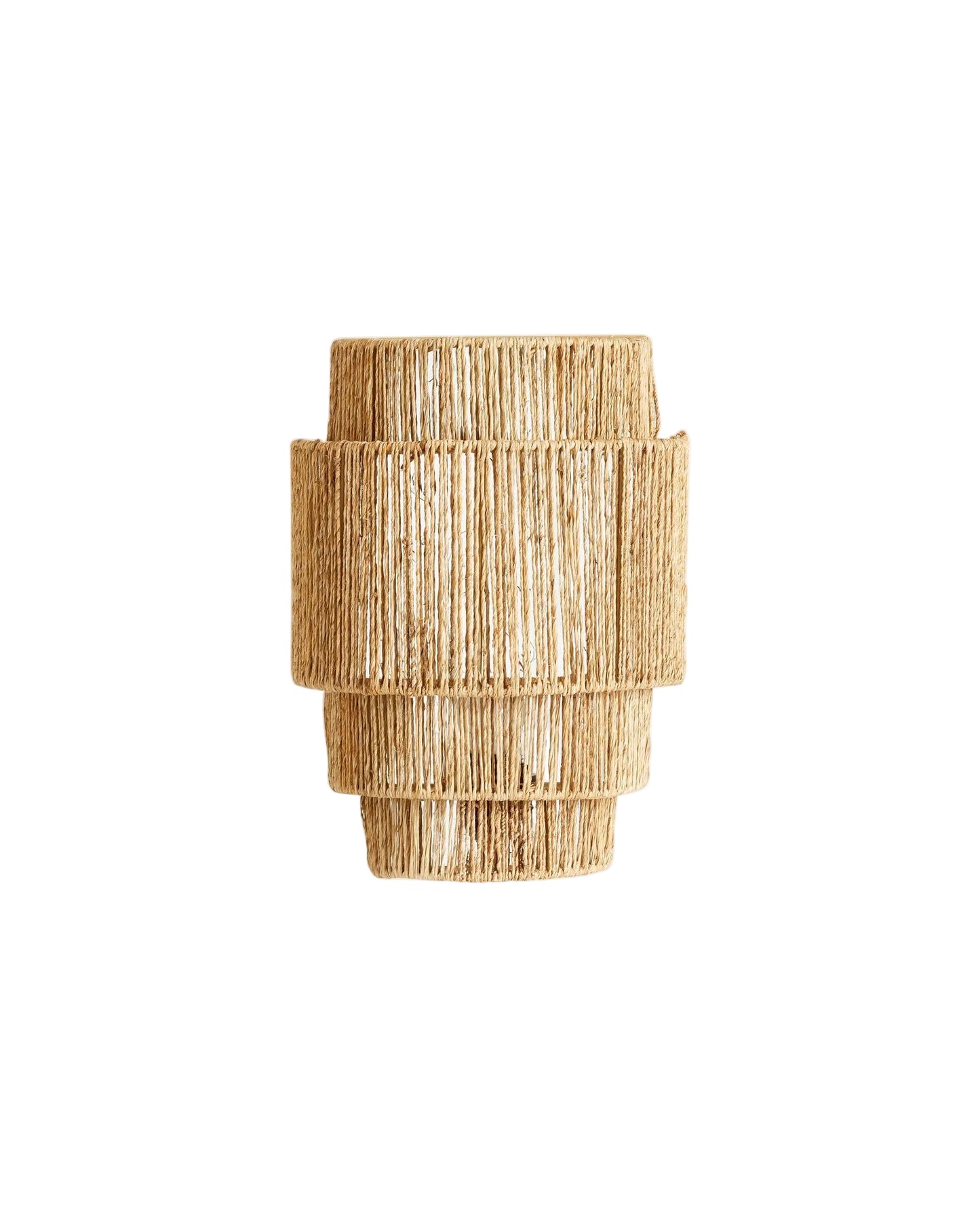 Nordal AIDOS Wandlampe Rattan - nature 13x25x34 cm