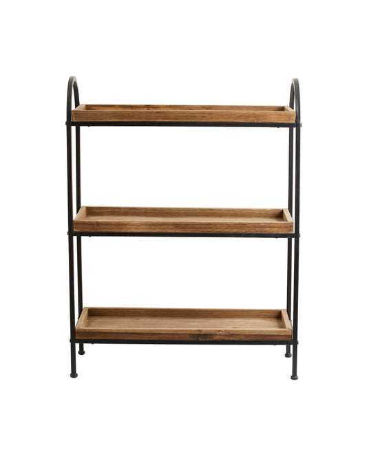 Nordal PATNA Regal aus Holz und Eisen