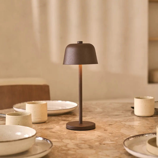 Anton Mokkabraune wiederaufladbare Tischlampe