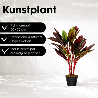 Künstliche Pflanze Cordyline Red