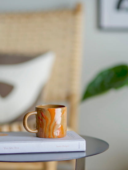 Bloomingville Ninka Tasse, Orange, Steingut