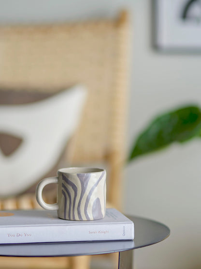 Bloomingville Ninka Tasse, Grau, Steingut