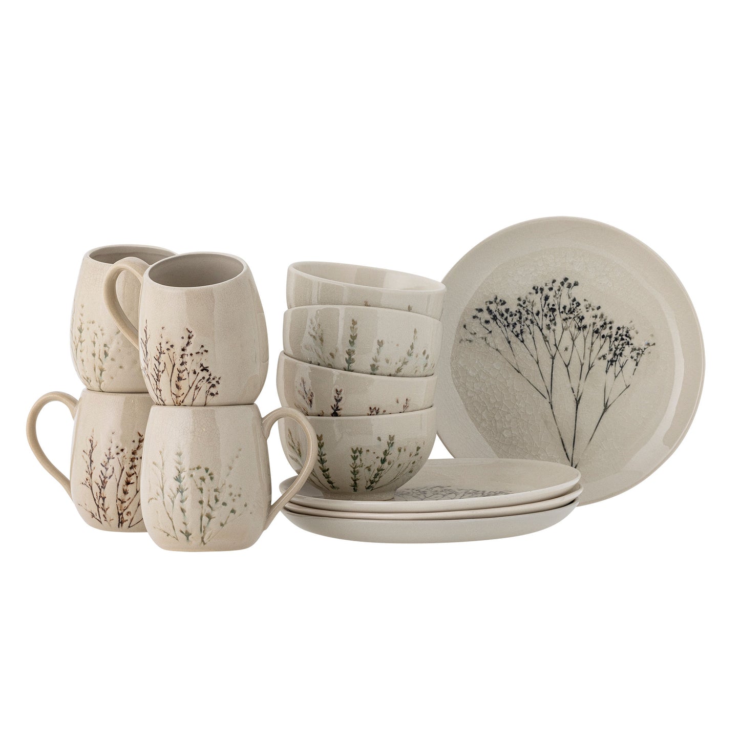 Bloomingville Bea Frühstück Set, 12er Set