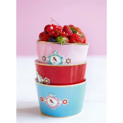 Pip Studio Teekanne Love Birds Medallion Red-Pink 1.3ltr