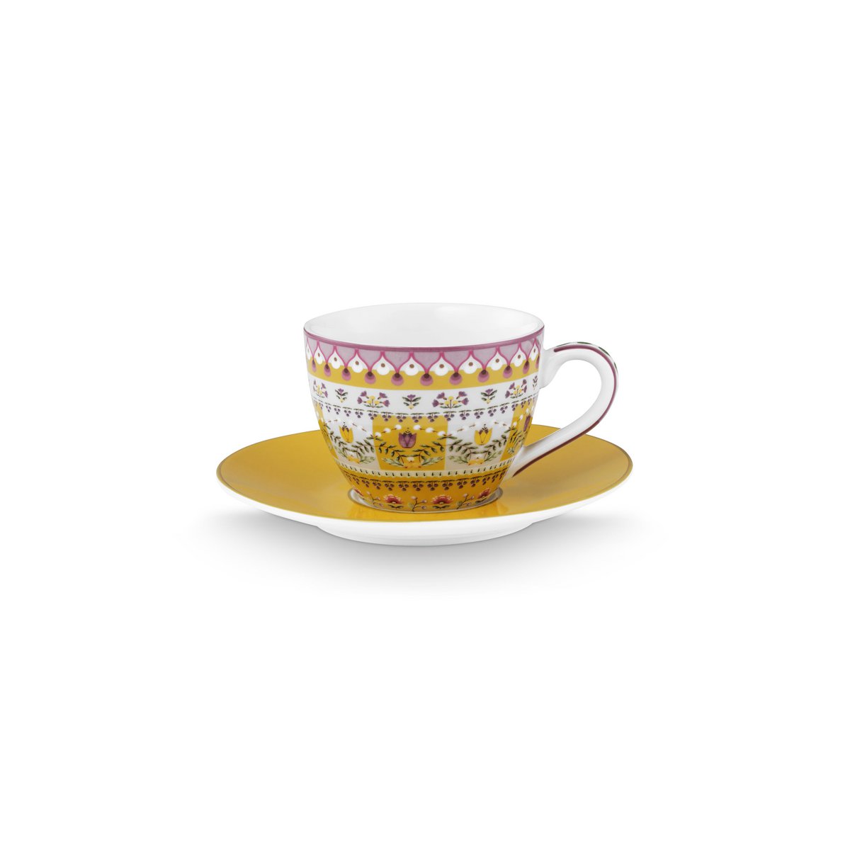 Pip Studio Espressotasse und Untertasse Lily&Lotus Moon Delight Yellow
