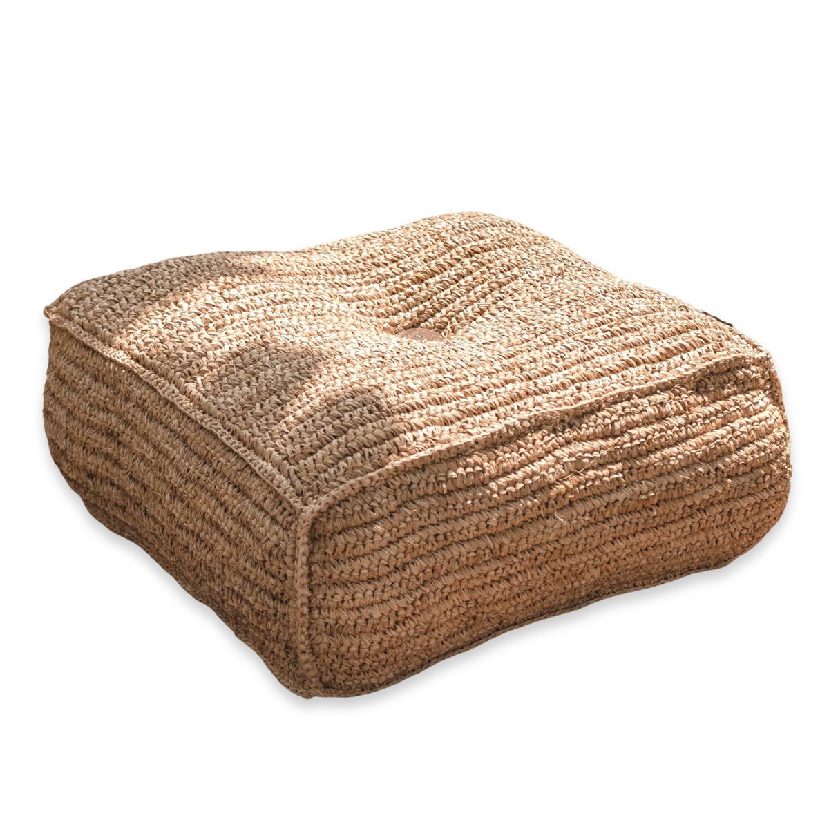 Sitzpouf PADAR aus Bast