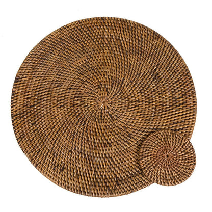 Das koloniale Tischset - Naturbraun