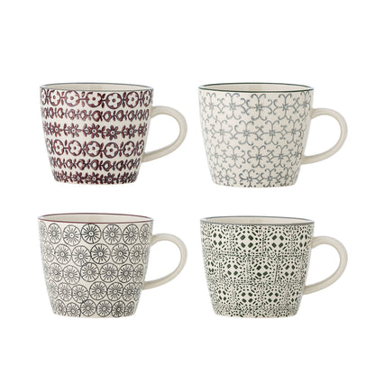 Bloomingville Karine Becher, Bunt, Steingut