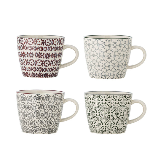 Bloomingville Karine Becher, Bunt, Steingut