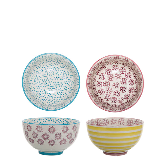 Bloomingville Patrizia Schale, Bunt, Steingut