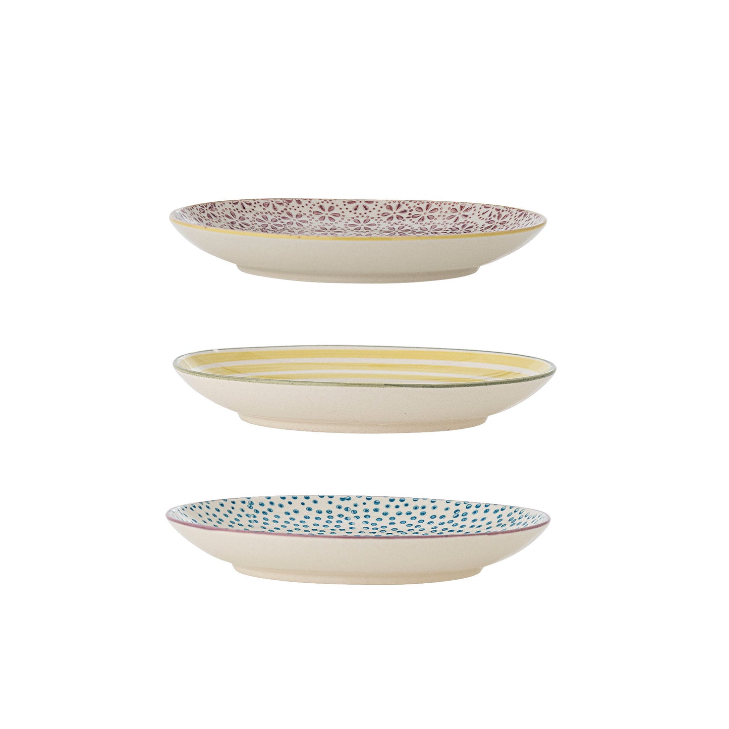 Bloomingville Patrizia Teller, Bunt, Steingut