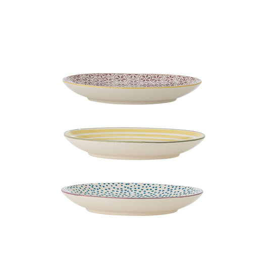 Bloomingville Patrizia Teller, Bunt, Steingut