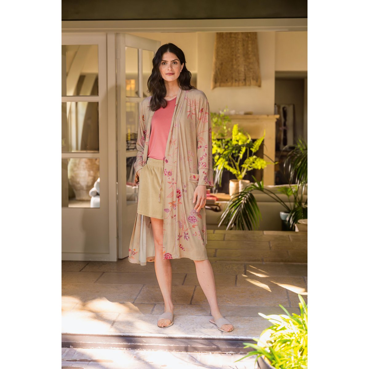 Nisha Kimono Marigold Pink XS