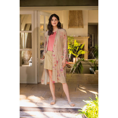Nisha Kimono Marigold Pink XS