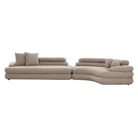 Sofa Cairo 6-Sitzer Sand Bouclé