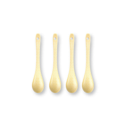 Set/4 teaspoons Lily&Lotus Yellow 13cm
