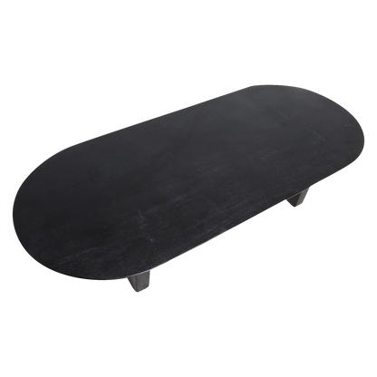 Bullnose Couchtisch schwarz