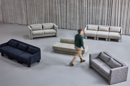 Hübsch Paza Sofa Hellgrün