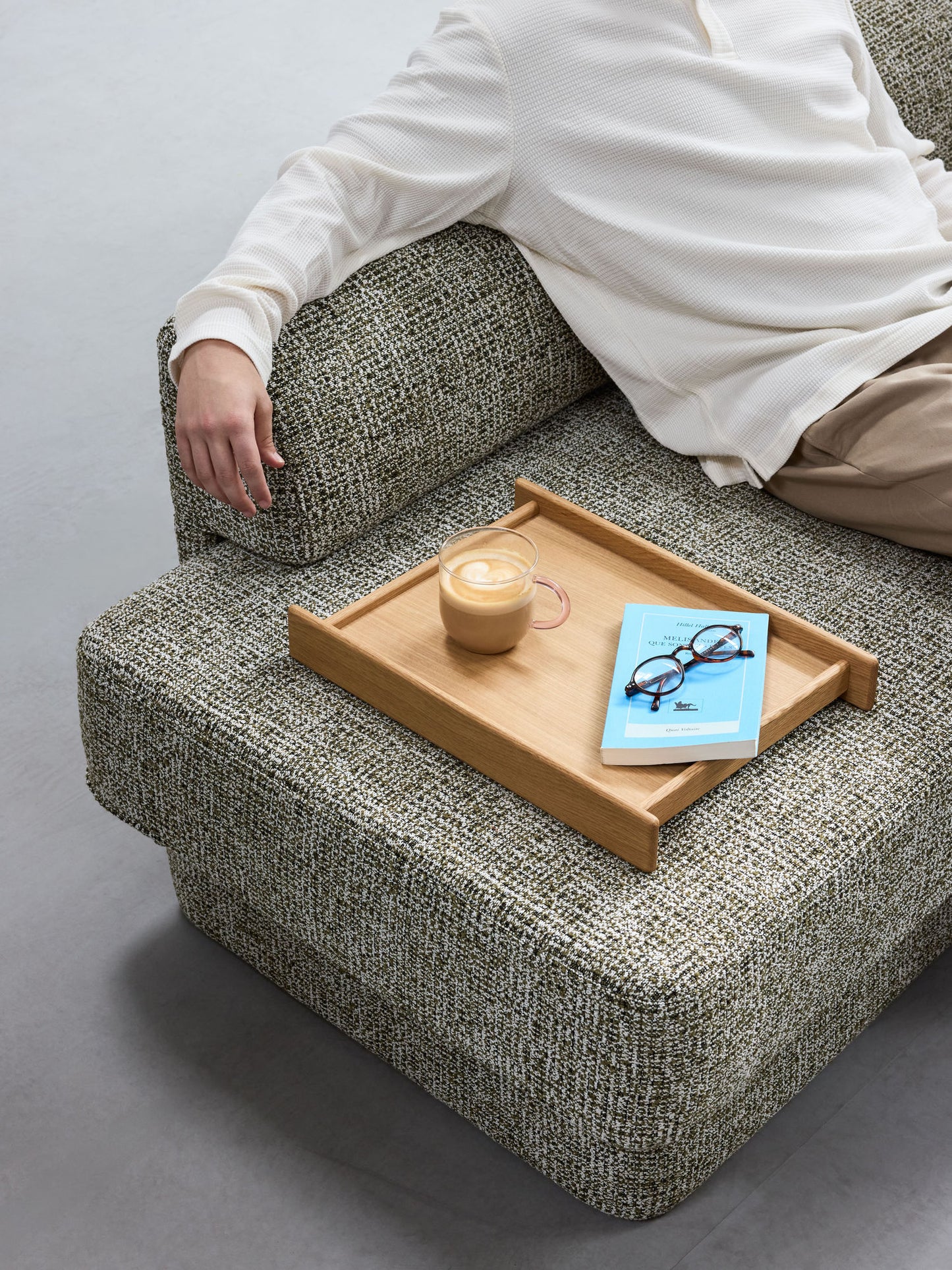 Hübsch Paza Sofa Hellgrün