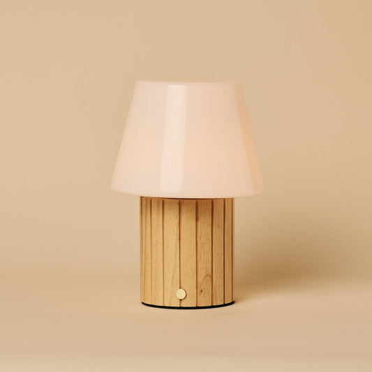 Lex Hellbraune wiederaufladbare Tischlampe