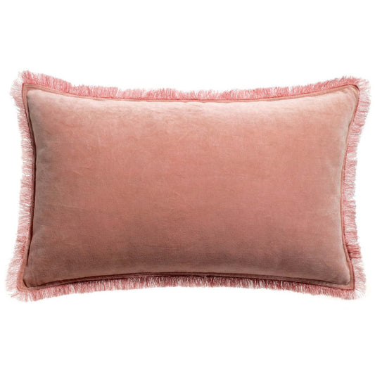 Einfarbiges Kissen Fara Pink 30 x 50