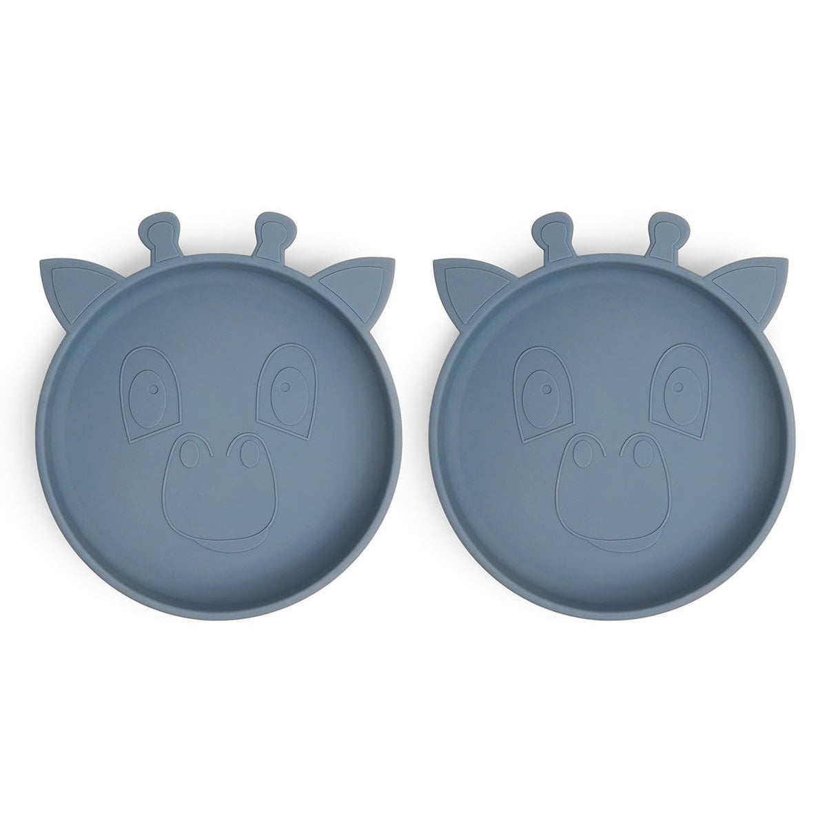 Akila Silikonteller 2er-Pack Giraffe