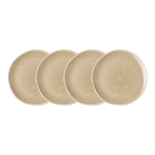 Viola Speiseteller, Keramik, Beige, ø27 cm, 4er-Set