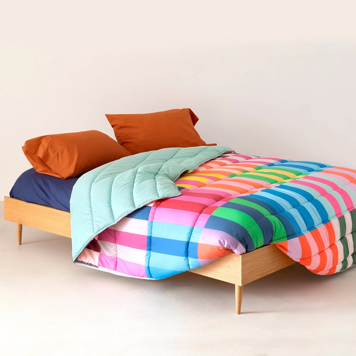 HAPPY FRIDAY Farbknall Steppdecke OEKO-TEX® 180x260cm, 240x260cm, 270x260cm