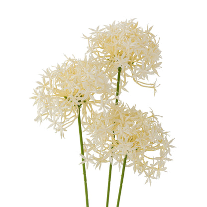 Bloomingville Allium Stiel, Weiß, Künstliche Blumen