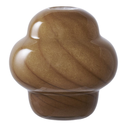 Vase - braunes Glas