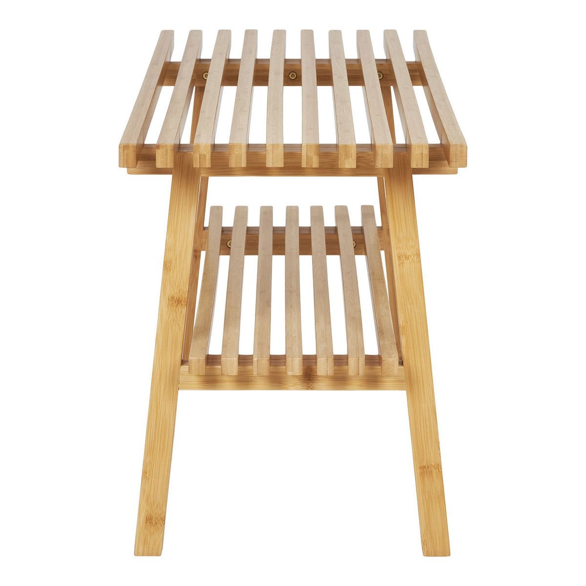 Holzbank aus Bambus, natur