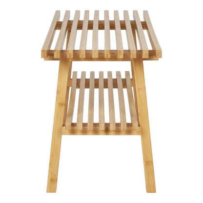 Holzbank aus Bambus, natur