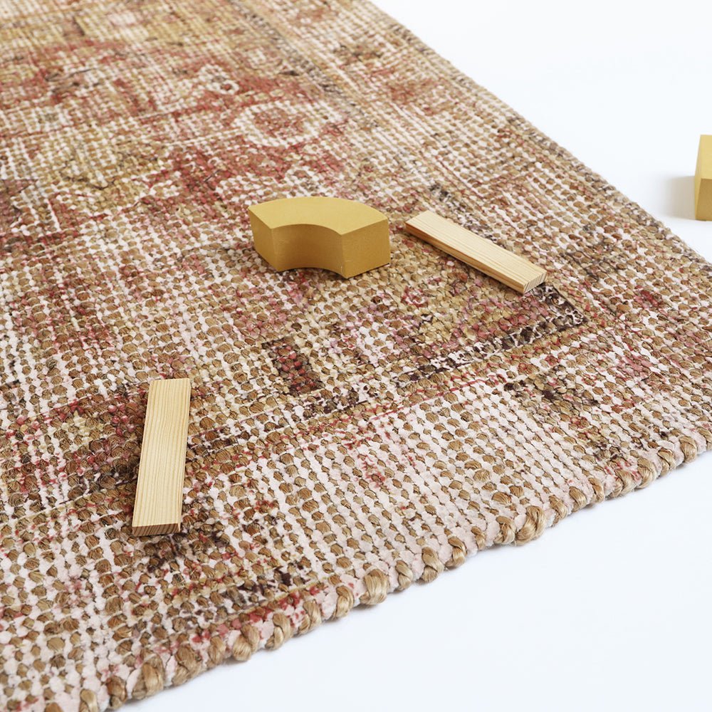 PAOLA Persan-Tapis aus Jute und Baumwolle
